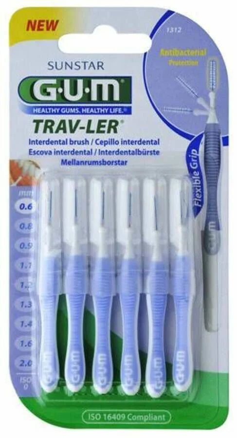 GUM Trav-Ler Brossette Interdentaire 0.6mm