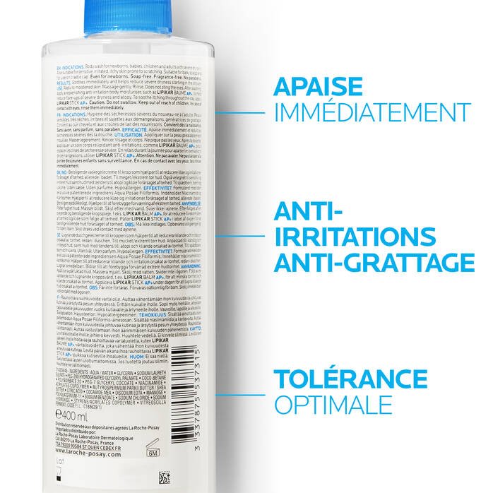 La Roche-Posay Lipikar Syndet AP+ 400 ml – Image 5