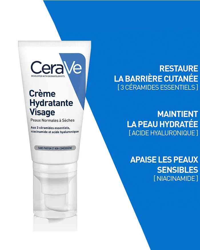 CeraVe Crème Hydratante Visage 52 ml – Image 2