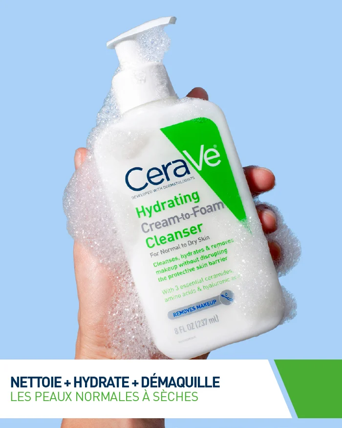 CeraVe Crème Moussante Nettoyante Hydratante 236 ml – Image 3