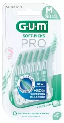 GUM Soft-Picks PRO Medium x30