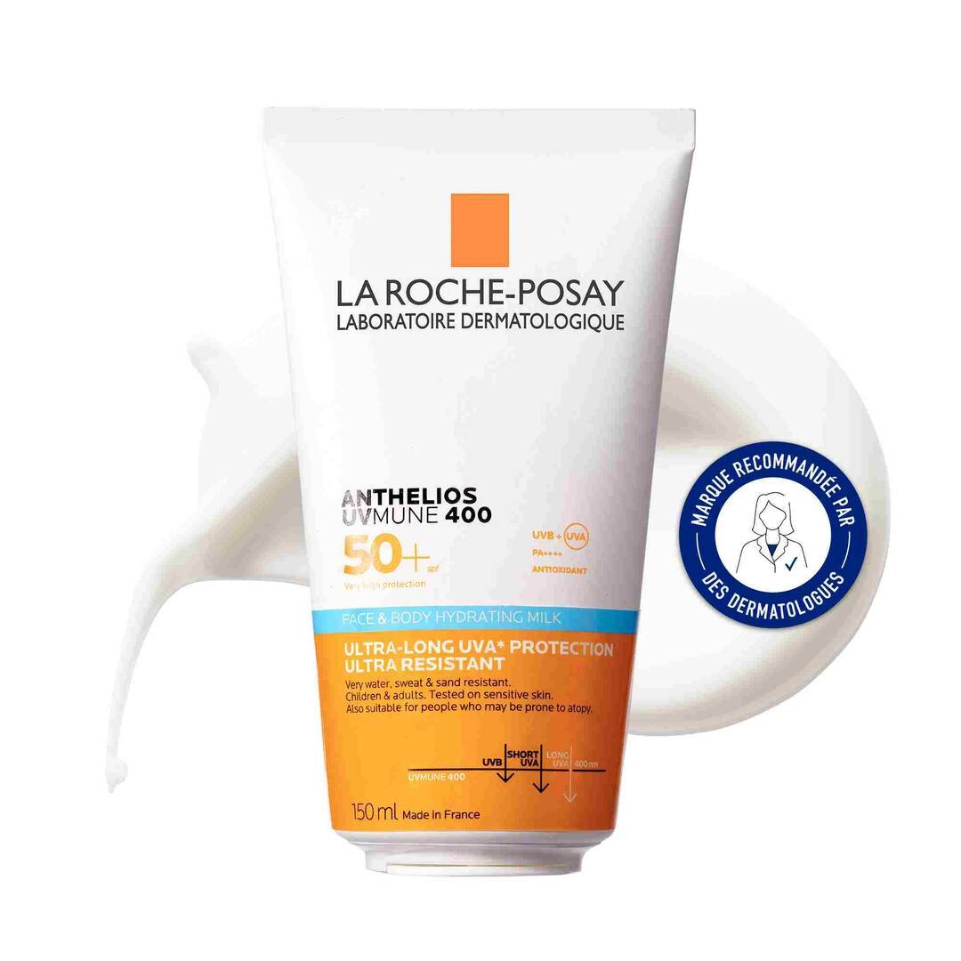 LA ROCHE-POSAY ANTHELIOS UVMUNE 400 Lait Solaire Visage & Corps SPF50+ 150 ml – Image 2