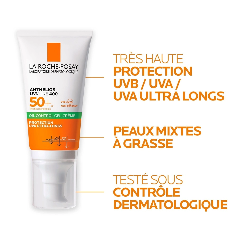 LA ROCHE-POSAY ANTHELIOS UVMUNE 400 Oil-Control SPF50+ 50 ml – Image 2