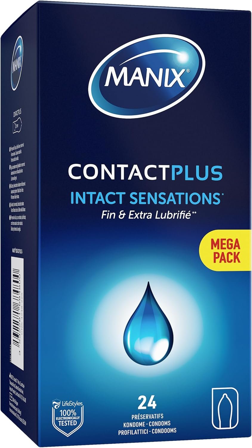 MANIX ultra-fins et extra lubrifiés boîte de 24