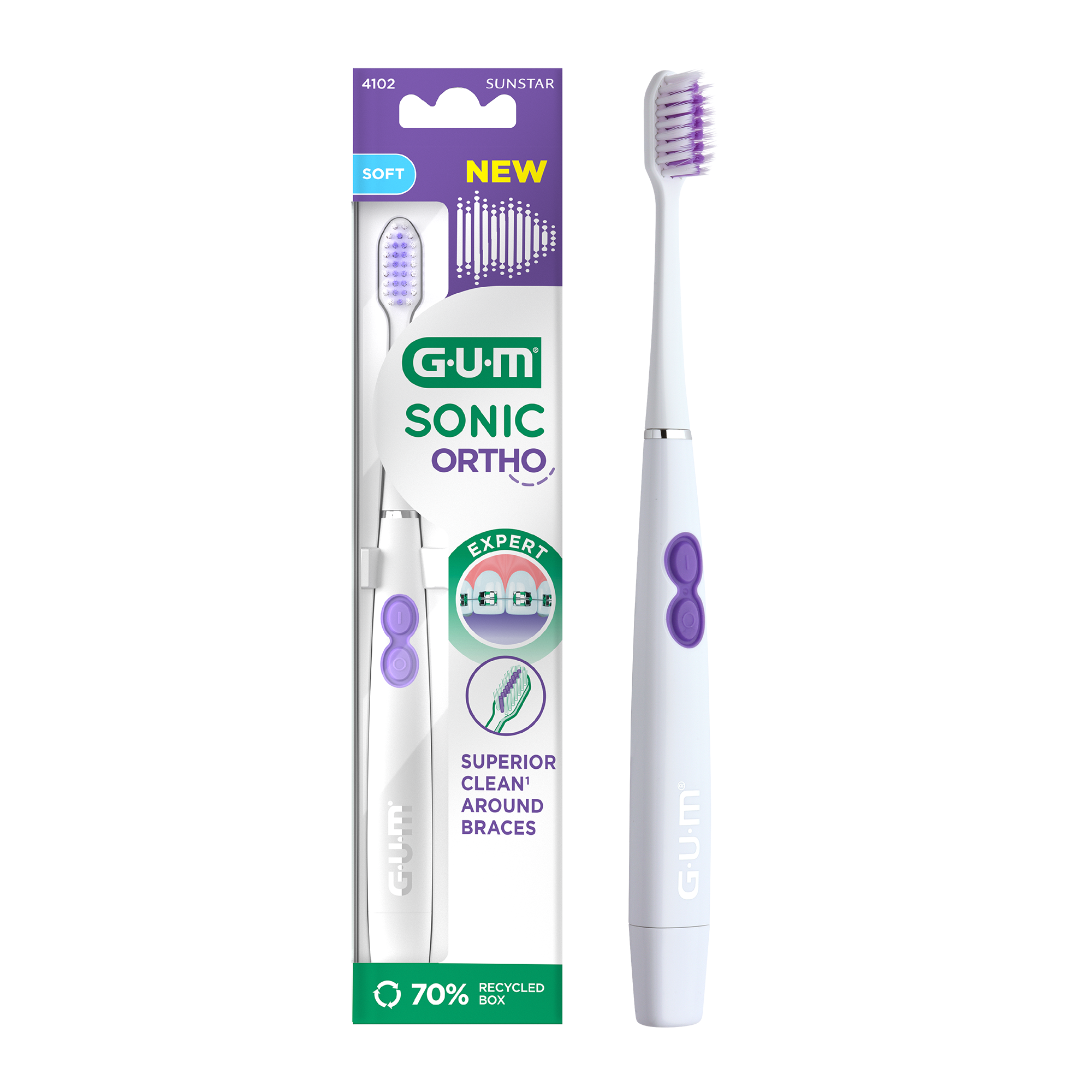 Sonic Ortho Brosse à Dents Électrique