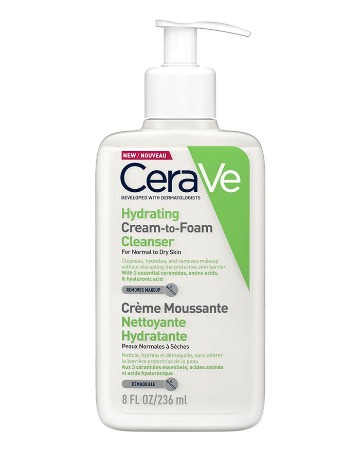 CeraVe Crème Moussante Nettoyante Hydratante 236 ml