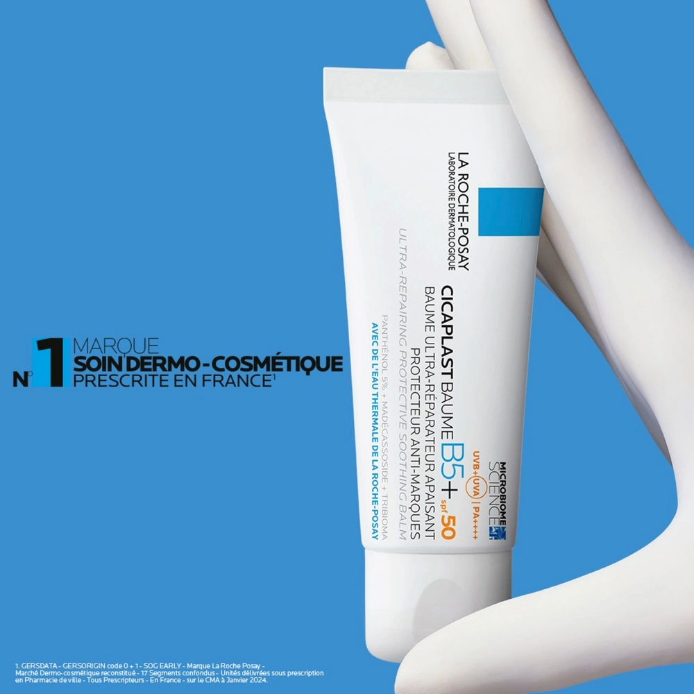 LA ROCHE-POSAY – Cicaplast Baume B5+ SPF50 Baume Réparateur Ultra Apaisant – 40 ml – Image 6