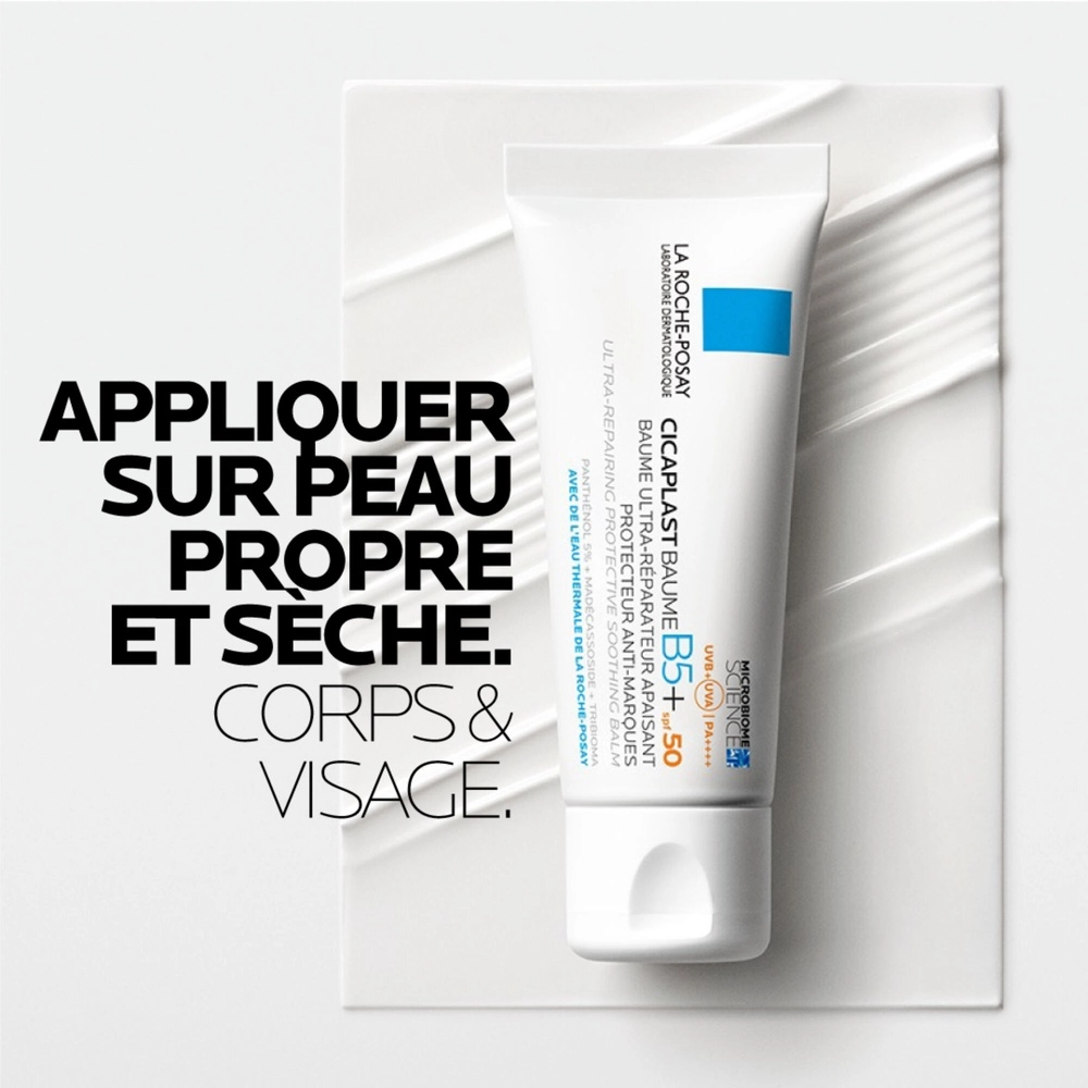 LA ROCHE-POSAY – Cicaplast Baume B5+ SPF50 Baume Réparateur Ultra Apaisant – 40 ml – Image 9